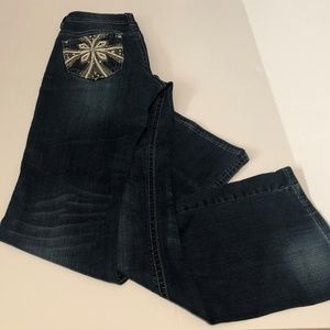 Premiere Jeans size 7/8 Reg dark wash Flare